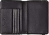 Travelambo RFID Blocking Leather Passport Holder Cover Case Travel Wallet Elastic Strap(01 Black NP Black)