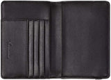 Travelambo RFID Blocking Leather Passport Holder Cover Case Travel Wallet Elastic Strap(01 Black NP Black)